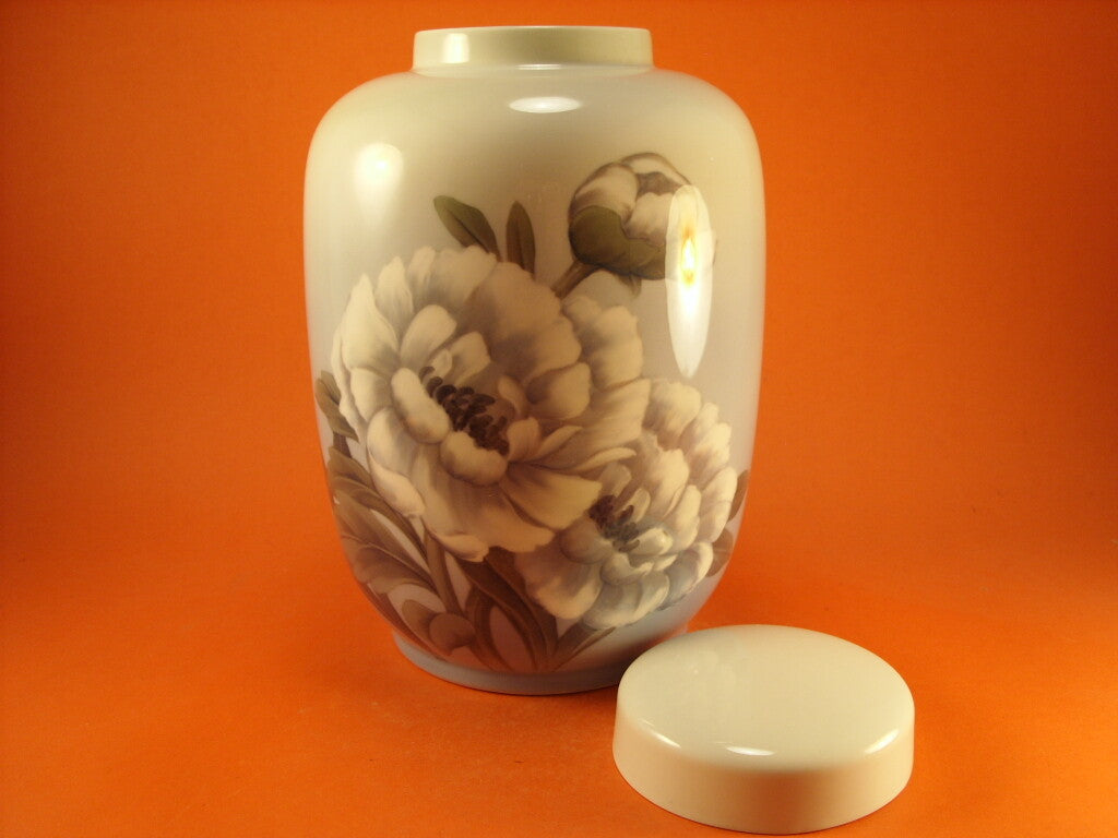 Royal Copenhagen Vaso Urna Antico in cod 92/888 decorazione porcellana da collezione, cm 25