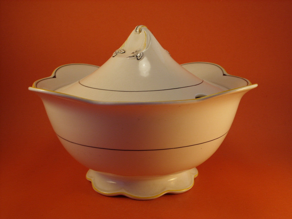 WOODS IVORY WARE ENGLAND ZUPPIERA GRANDE ART DECO'