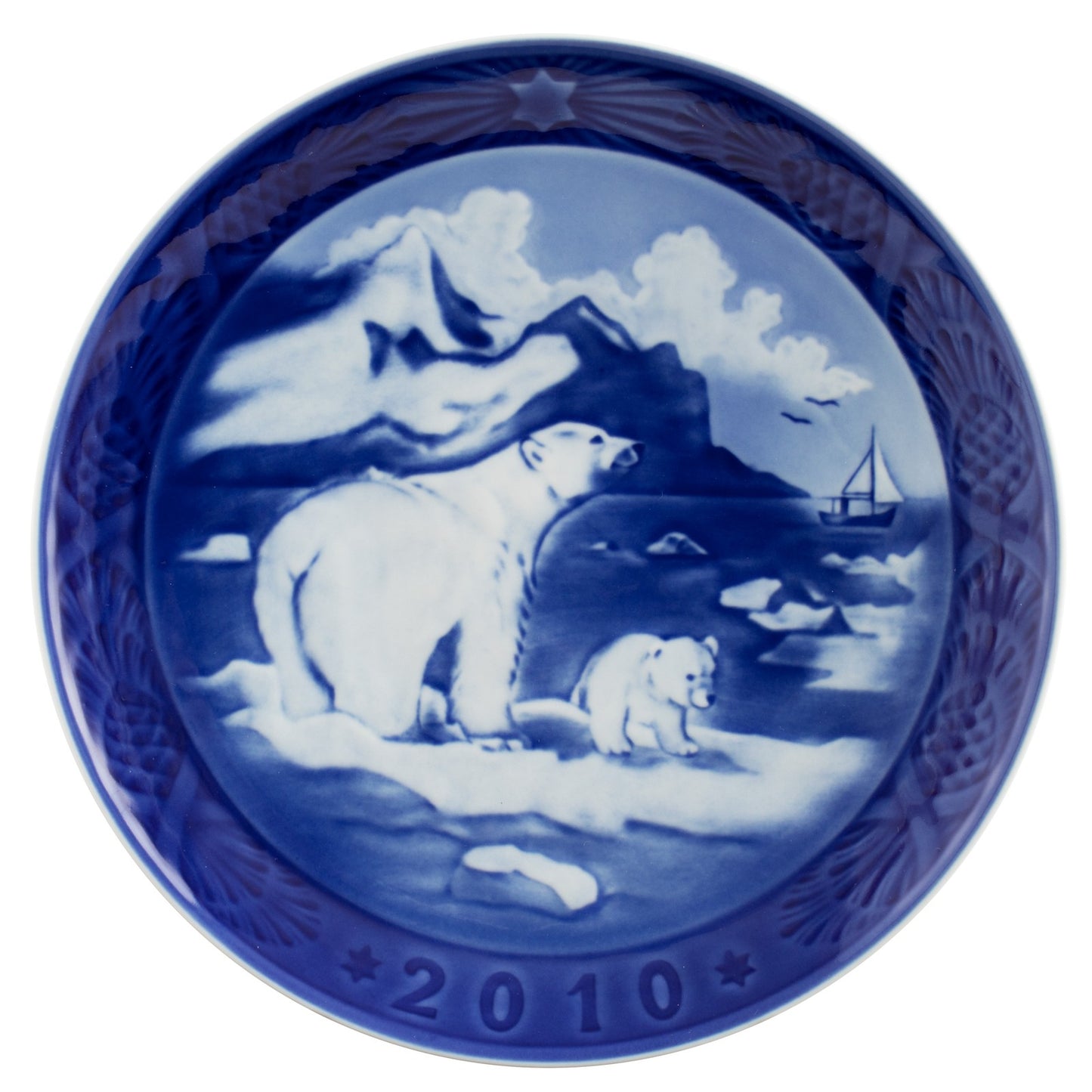 ROYAL COPENHAGEN PIATTO DI NATALE 2010 ORIGINALE PORCELLANA PRIMA SCELTA