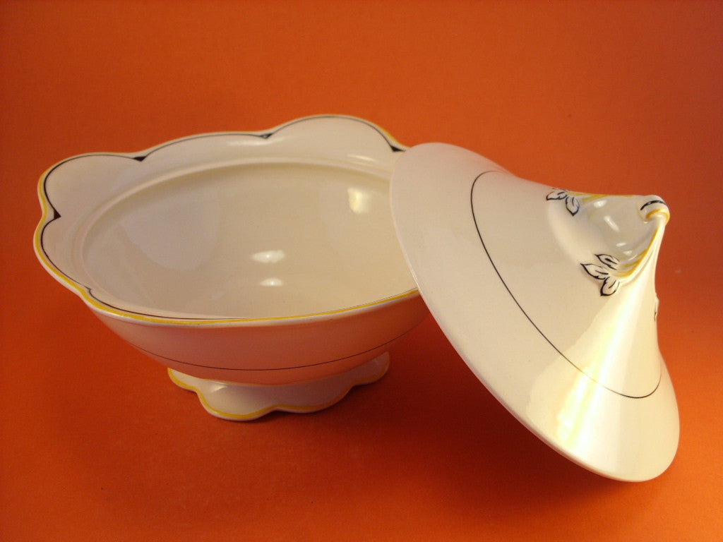 WOODS IVORY WARE ENGLAND ZUPPIERA ART DECO'