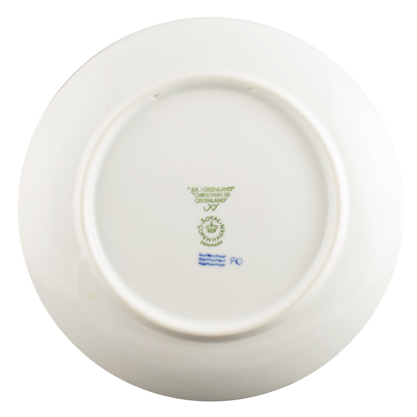 ROYAL COPENHAGEN PIATTO DI NATALE 2010 ORIGINALE PORCELLANA PRIMA SCELTA