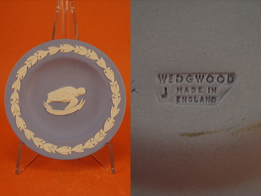 Piatto Jasper Azzurro Isole Cayman Wedgwood, pezzo da collezione